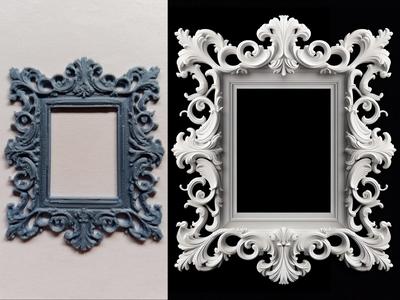 Decorative Baroque Cornice Frieze