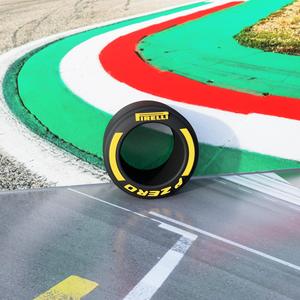 F1 tyre keychain