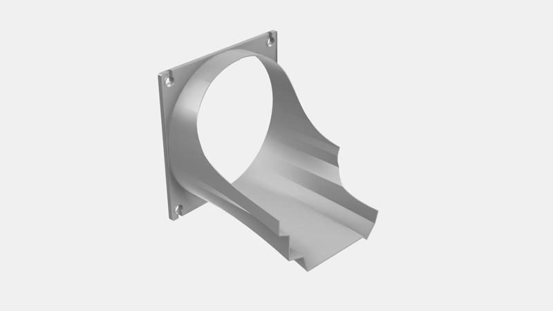 CPU Cooler Fan Shroud - 120mm