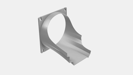 CPU Cooler Fan Shroud - 120mm
