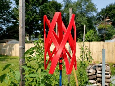 Helical Turbine Wind-spinner - Print in Place - NO ASSEMBLY