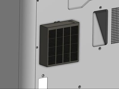 External Carbon Air Filter Bambu Lab X1C P1S X1E