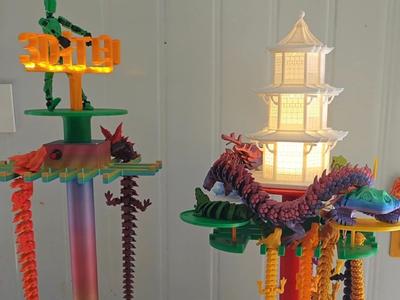 Stall display stand dragon stand electric stall artifact second generation
