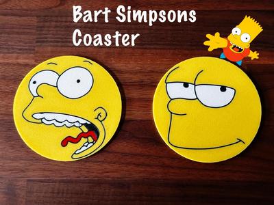 Bart Simpson Face Coaster Set
