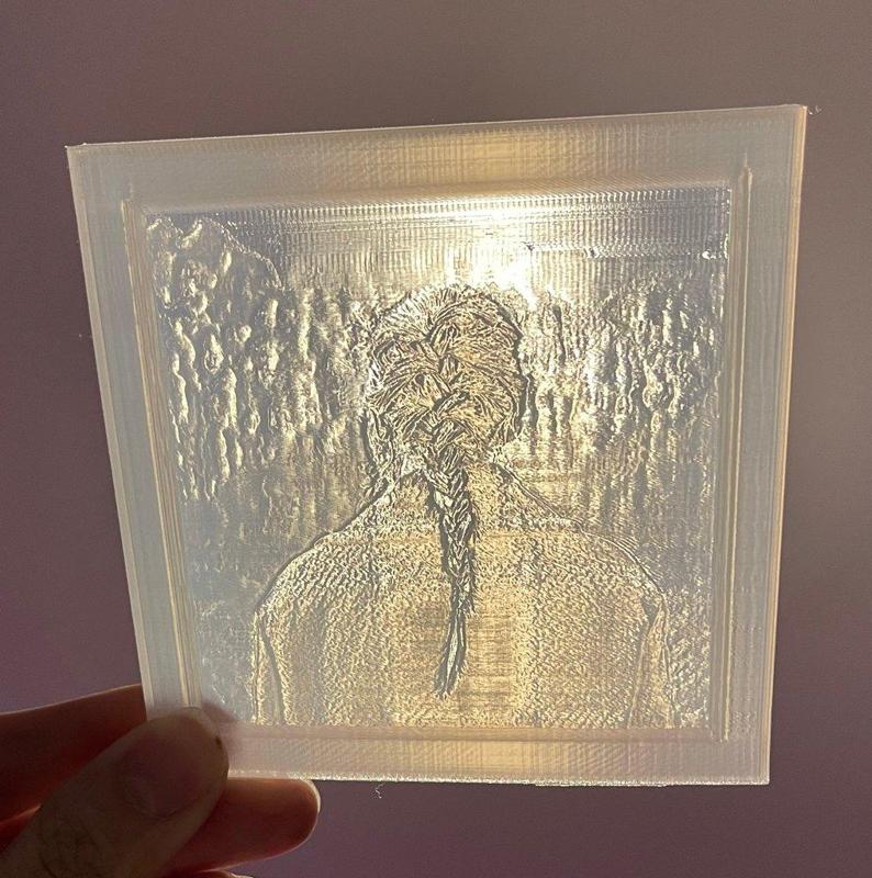 evermore by Taylor Swift Lithopane