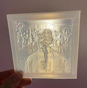 evermore by Taylor Swift Lithopane