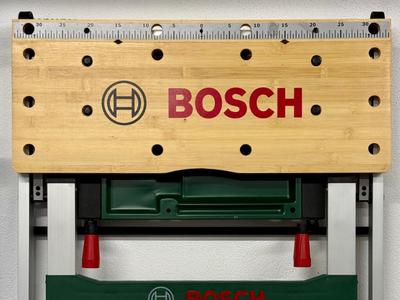 Bosch PWB 600 work bench wall storage