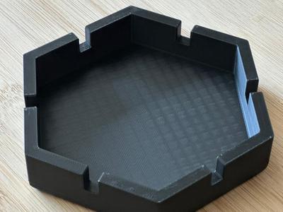 Hex Ashtray / Container / Box / Home Decor