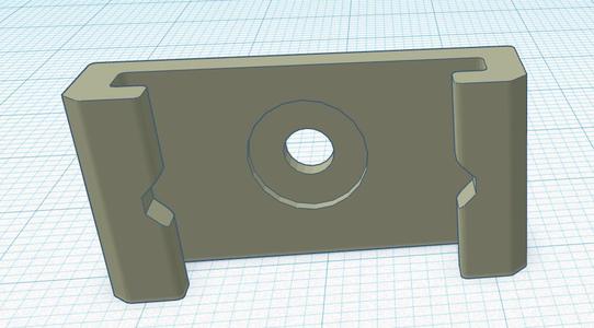 Base for under table cable clips / see original