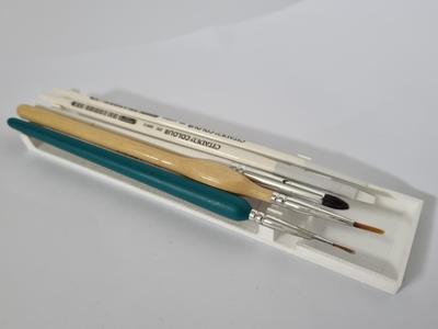 Paintbrush Drying Rack with Drip Tray