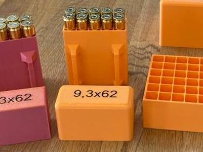 Ammunition Storage 9.3x62 ammunition box/belt