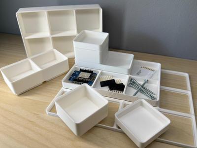 Gridfinity Sorting Trays Stackable (many sizes)