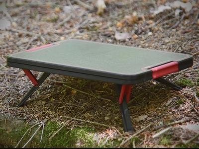 Small Terrain Adaptable Coffee Table for Camping