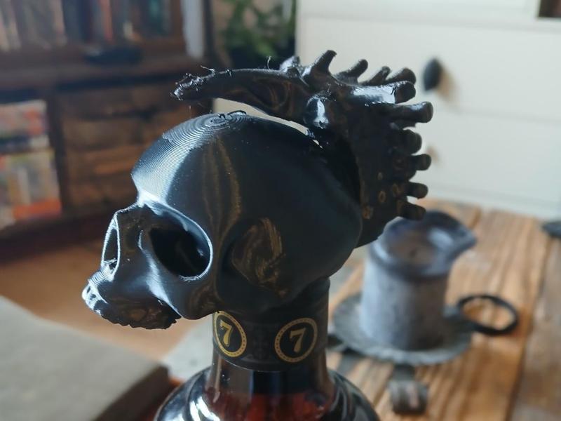 Bottle Cap Skull