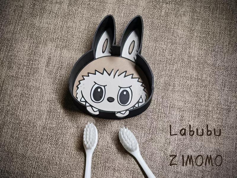 Practical series! Labubu ZIMOMO toothbrush holder