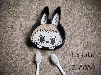 Practical series! Labubu ZIMOMO toothbrush holder
