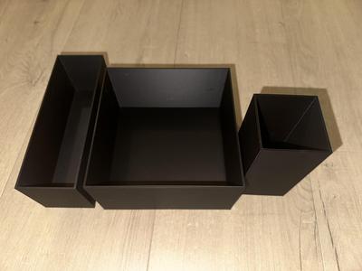Storage boxes for desktop