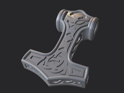 Thor's Hammer (Mjölnir) Decoration