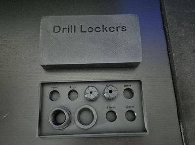 drill stop bits storage box