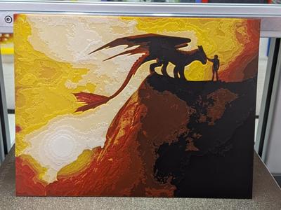 Toothless HueForge How to Train Your Dragon