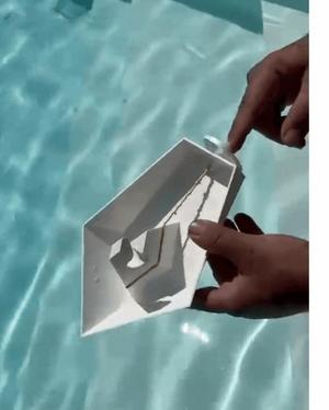 Rubber Band Powered Boat
