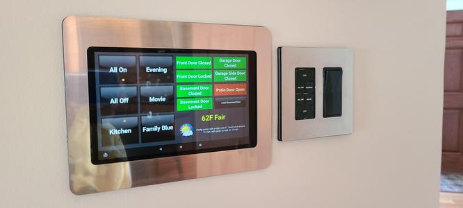 Kindle Fire HD 8 (10th Gen) / 7 (2019) Recessed Wall Mount - For Home Automation