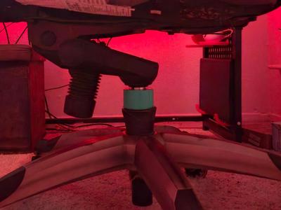 Spacer / brace for droopy office chair