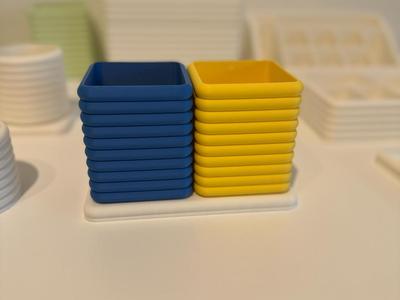 cups rectangle - Bathroom set