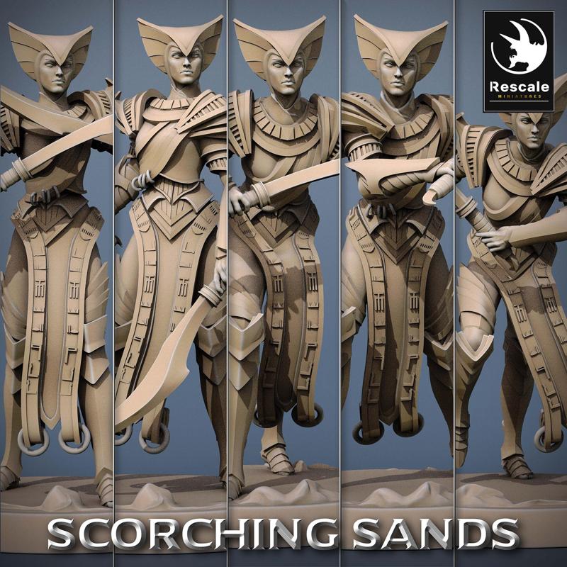 Pack Egyptian Soldier Khopesh