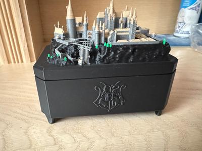 AUTOMATIC music box - Hogwarts Castle/Harry Potter