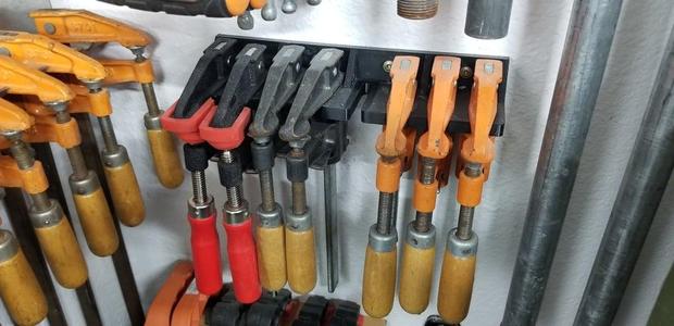 Rack for Bar Clamps with 8 Slots