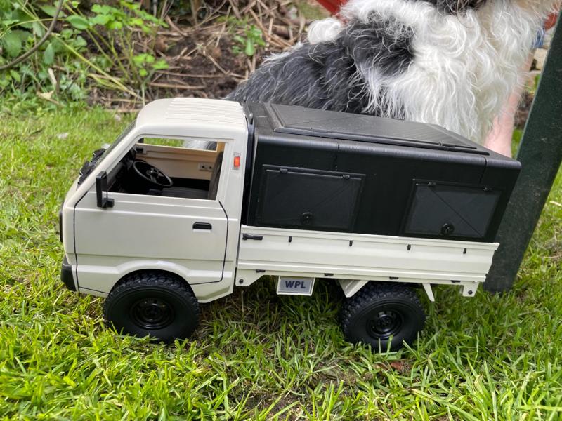 WPL D12 1:10 Camper bed body. Utility Bed