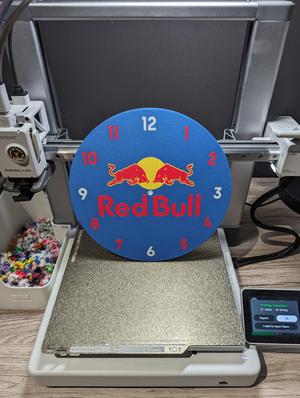Red Bull Clock