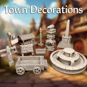 Town Decorations Set