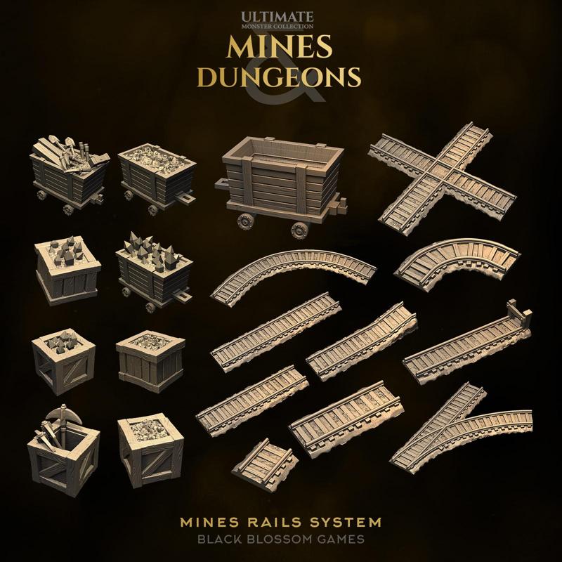 Mines Rails System :: Black Blossom Games