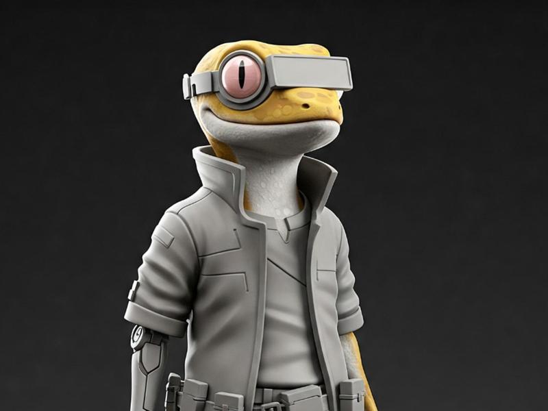 Cyberpunk Gecko