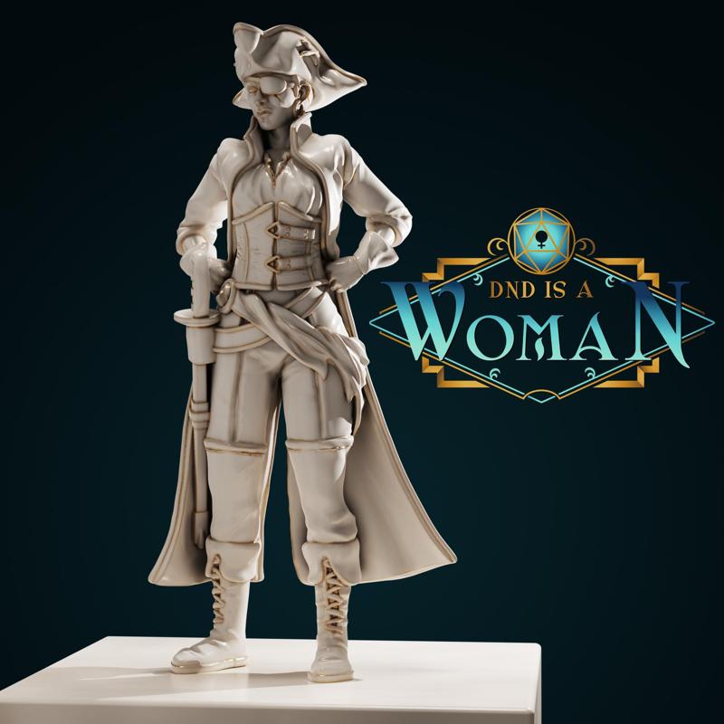 Human Fighter - Celia - 28/32mm and 75mm