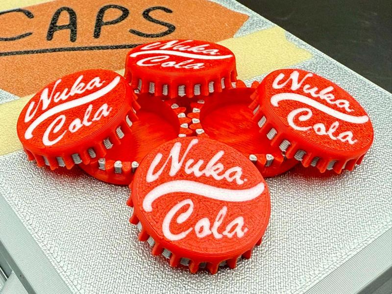 Realistic Nuka Cola Bottle Cap (from Fallout)