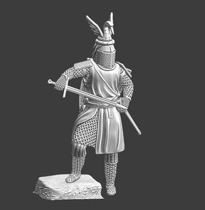 Medieval Knight Sir. Svane (Swan in English)