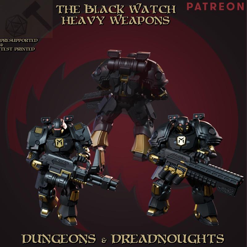 Black Watch - Anti-Magic Heavy Weapon Marines- 5e Stats