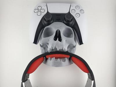 ps5 controller headphone skull playstation