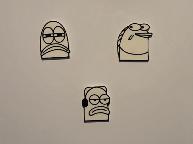 Spongebob Fridge Magnets | Side Character Meme