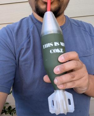 My Mortar projectile Coke Holder