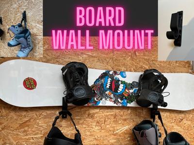 snowboard, skateboard, wakeboard,  wallmount
