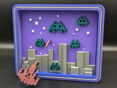 Space Invaders Diorama