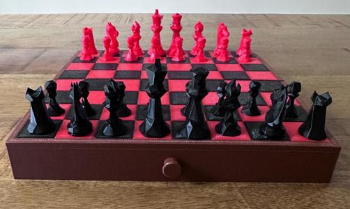 Travel size/closeable Chess board