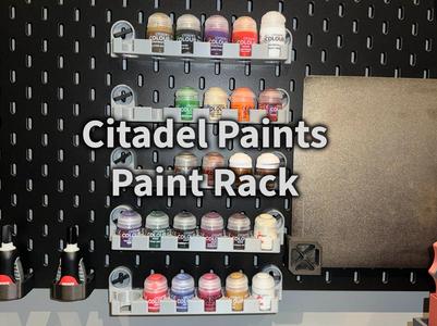 Ikea Skadis Citadel Paints Rack
