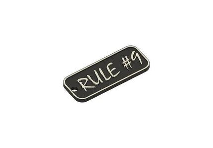 rule #9 keychain tag   