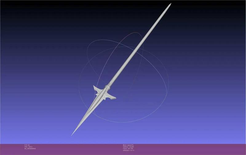 Fate Achilles Spear Printable Assembly   