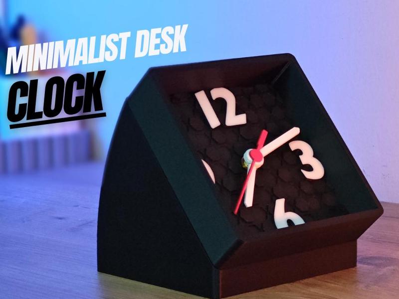 Minimalist Desk Clock